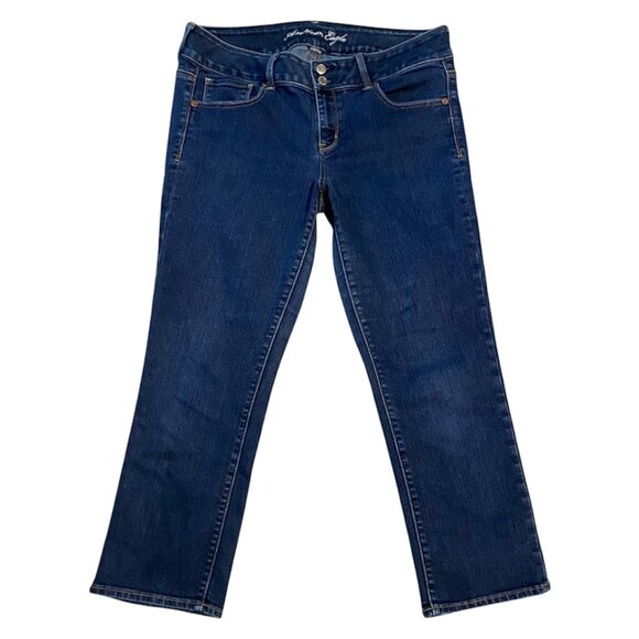 American Eagle Women's Artist Crop Stretch Jeans. Size 14 - Picture 1 of 9
